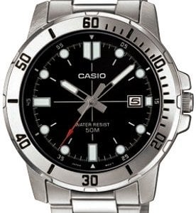 Casio Herrklocka MTP-VD01D-1E2VUDF Classic Svart/Stål Ø45 mm