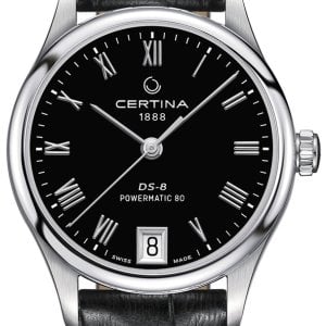 Certina Damklocka C033.207.16.053.00 Ds 8 Svart/Läder Ø31.5 mm