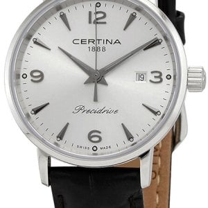 Certina Damklocka C035.210.16.037.00 Ds Caimano Silverfärgad/Läder