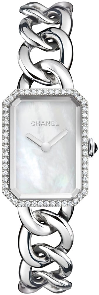 Chanel Damklocka H3255 Premiere Vit/Stål 20x28 mm