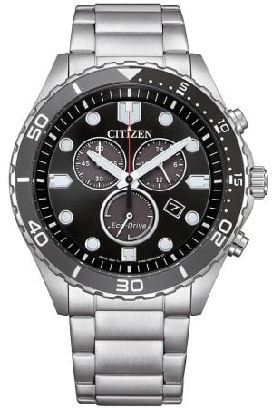 Citizen Herrklocka AT2568-82E Eco Drive Svart/Stål Ø43 mm