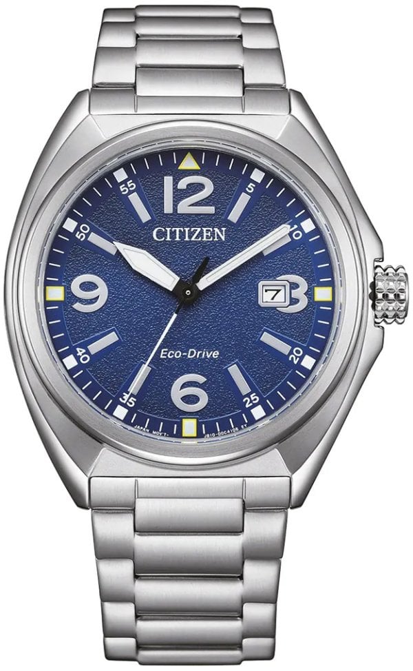 Citizen Herrklocka AW1571-76L Military Blå/Stål Ø40 mm