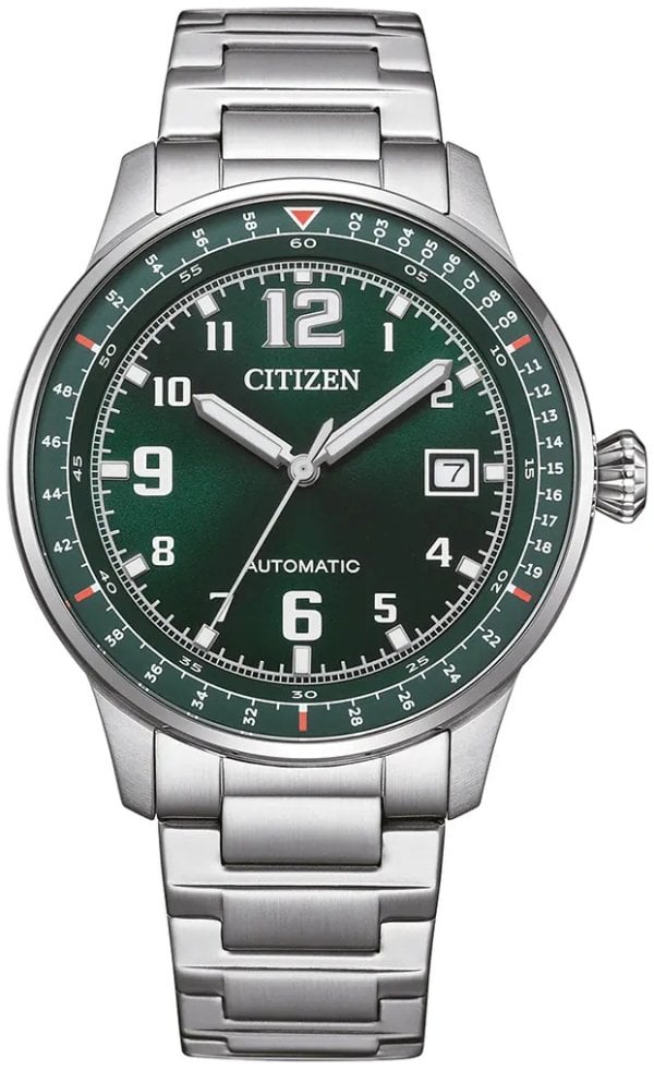Citizen Herrklocka NJ0190-51X Urban Grön/Stål Ø40 mm