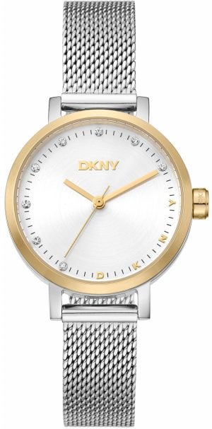 DKNY Damklocka DK1L037M0055 Soho Mini Silverfärgad/Stål Ø30 mm