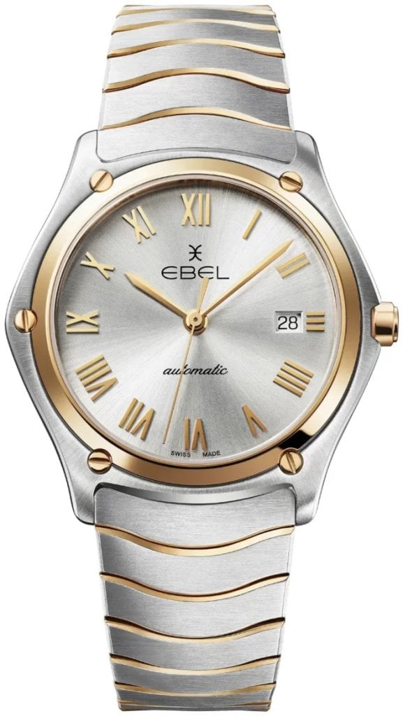 Ebel Herrklocka 1216432M Classic Silverfärgad/18 karat roséguld