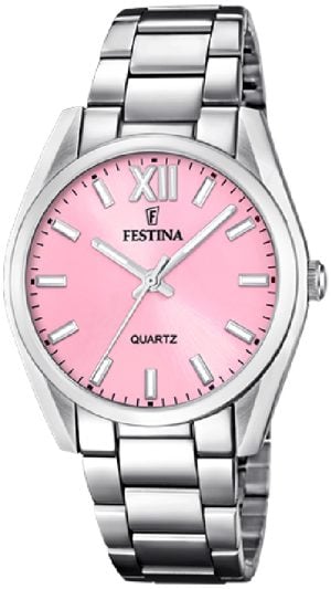 Festina Damklocka F20622-M Boyfriend Rosa/Stål Ø36.8 mm