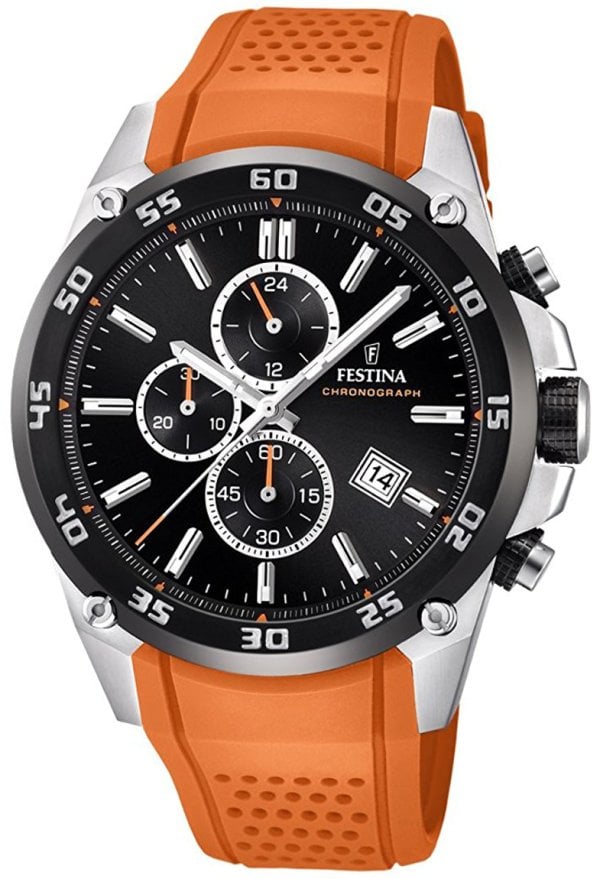 Festina Herrklocka F20330-4 Sport Svart/Gummi Ø46 mm