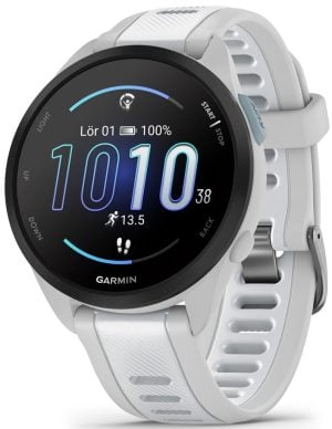 Garmin 010-02863-21 Forerunner 165 Svart/Gummi Ø43 mm