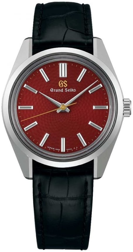 Grand Seiko Herrklocka SBGW321G Heritage Collection Röd/Läder