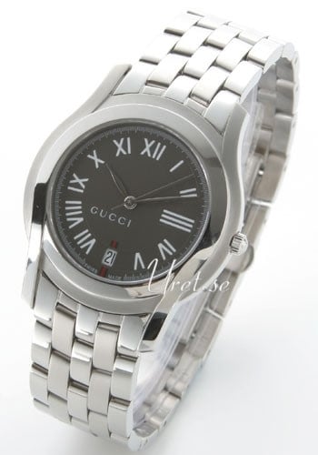 Gucci 5505 Herrklocka YA055307 Grå/Stål Ø34 mm