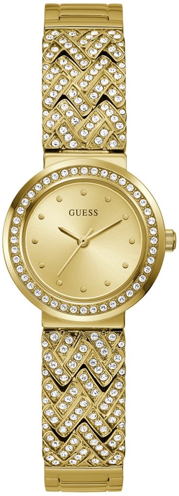 Guess Damklocka GW0476L2 Treasure Guld/Gulguldtonat stål Ø28 mm