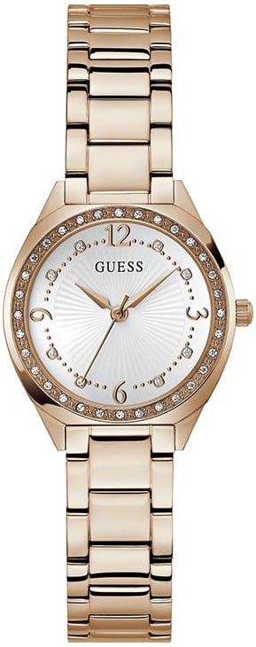 Guess Damklocka GW0767L3 Charlotte Silverfärgad/Roséguldstonat