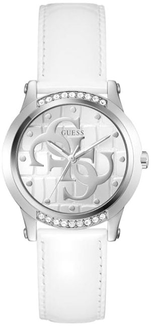 Guess Damklocka GW0860L3 Annette Silverfärgad/Läder Ø36 mm