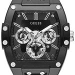 guess herrklocka gw0203g3 phoenix svart/gummi