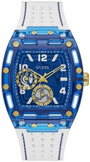 Guess Herrklocka GW0499G6 Phoenix Blå/Gummi