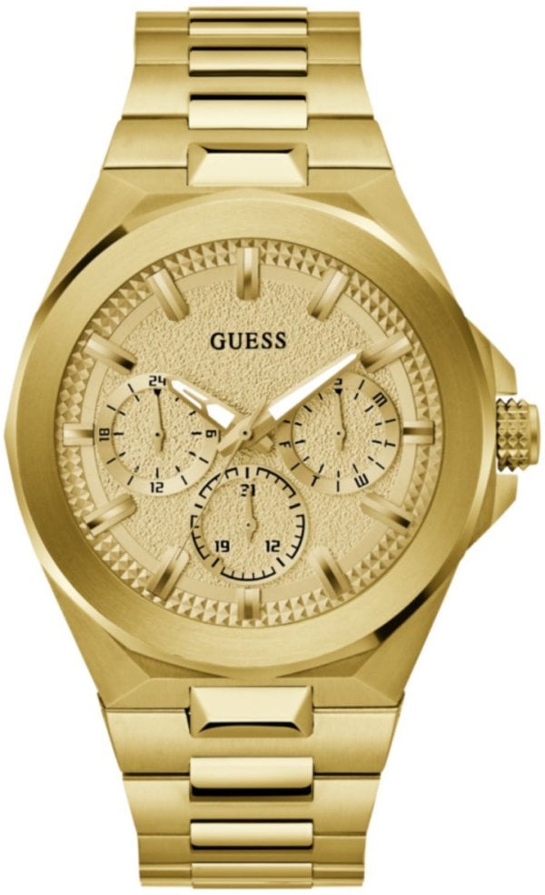 Guess Herrklocka GW0798G2 Dashboard Guld/Gulguldtonat stål Ø46 mm