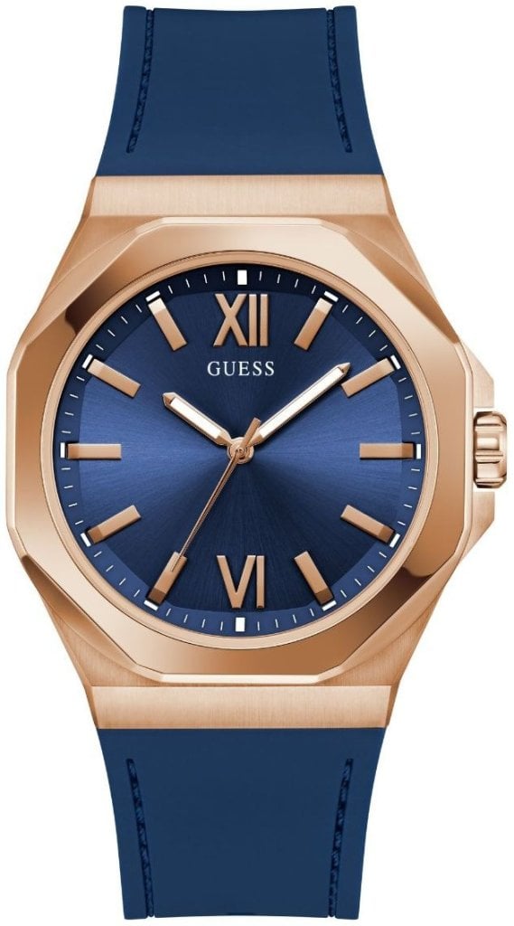 Guess Herrklocka GW0850G3 Emperor Blå/Gummi Ø42 mm
