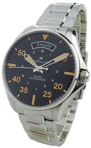 Hamilton Herrklocka H64645131 Khaki Svart/Stål Ø42 mm