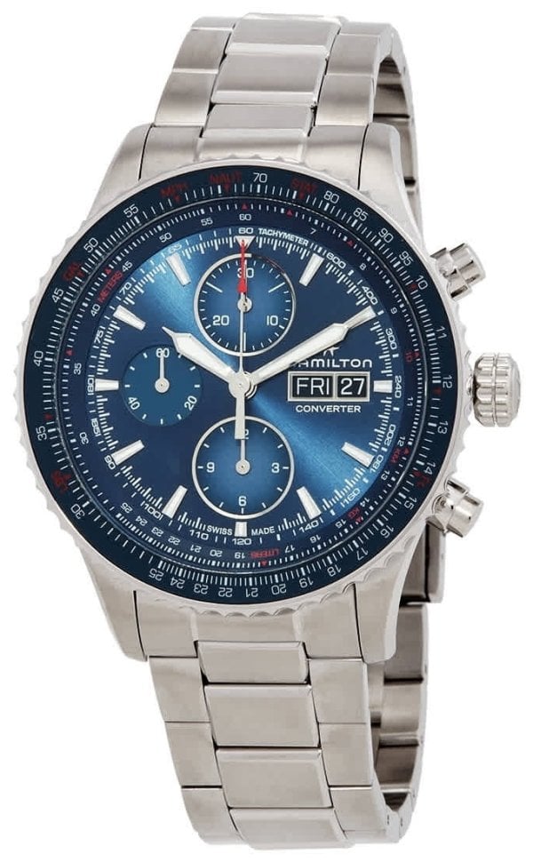 Hamilton Herrklocka H76746140 Khaki Aviation Blå/Stål Ø44 mm