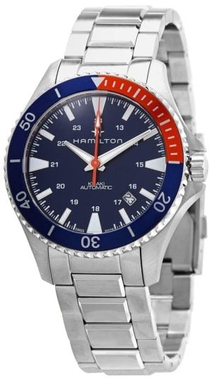 Hamilton Herrklocka H82365141 Khaki Navy Blå/Stål Ø40 mm