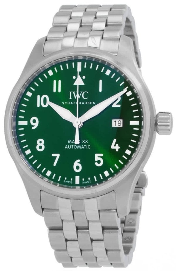 IWC Herrklocka IW328206 Mark Xx Grön/Stål Ø40 mm