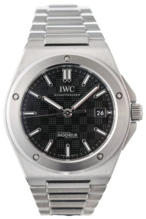 IWC Herrklocka IW328901 Ingenieur Automatic 40 Svart/Stål Ø40 mm