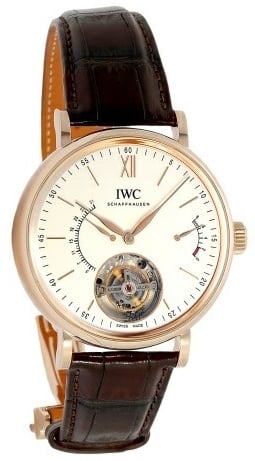 IWC Herrklocka IW516501 Portofino Vit/Läder Ø45 mm