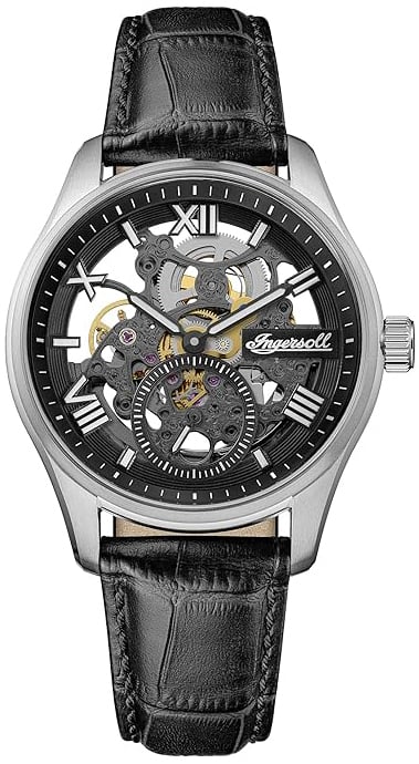 Ingersoll Herrklocka I17401 The Maverick Svart/Läder Ø40 mm