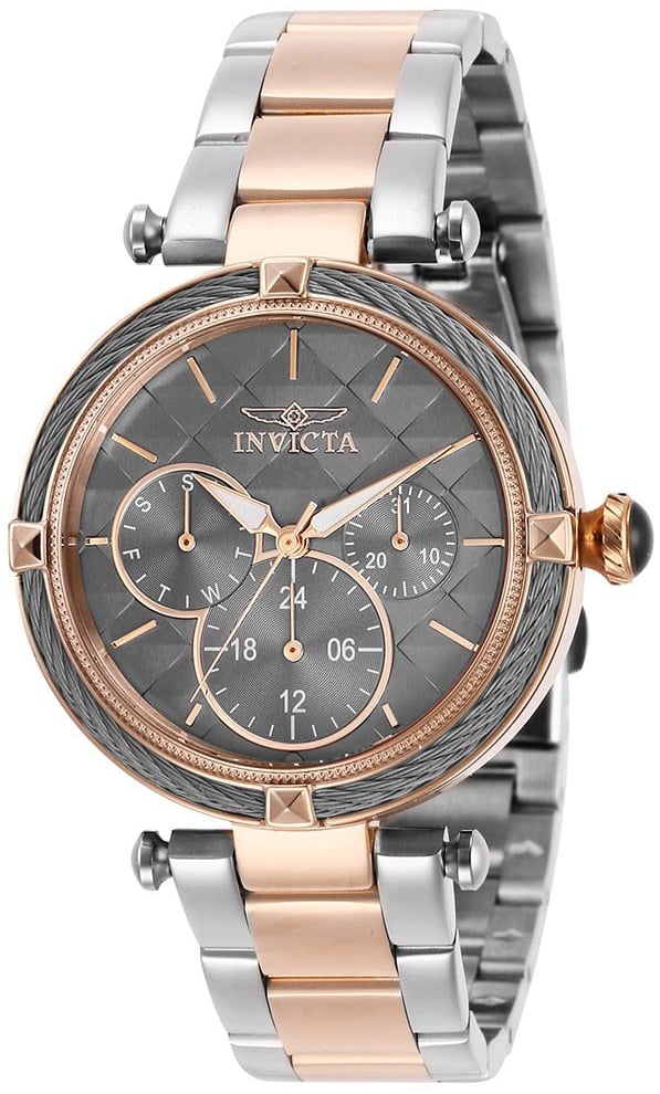 Invicta damklocka 28963 bolt grå/roséguldstonat stål ø36. 5 mm invicta damklocka 28963 bolt grå/roséguldstonat stål ø36.5 mm