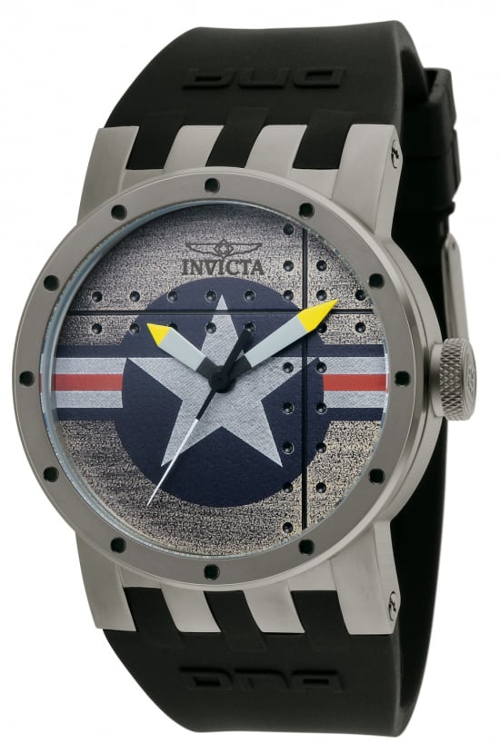 Invicta Herrklocka 11649 DNA Silverfärgad/Gummi Ø46 mm