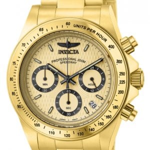 Invicta Herrklocka 14929 Speedway Guld/Gulguldtonat stål Ø39.5 mm