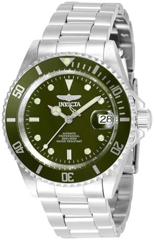Invicta Herrklocka 35690 Pro Diver Grön/Stål Ø40 mm