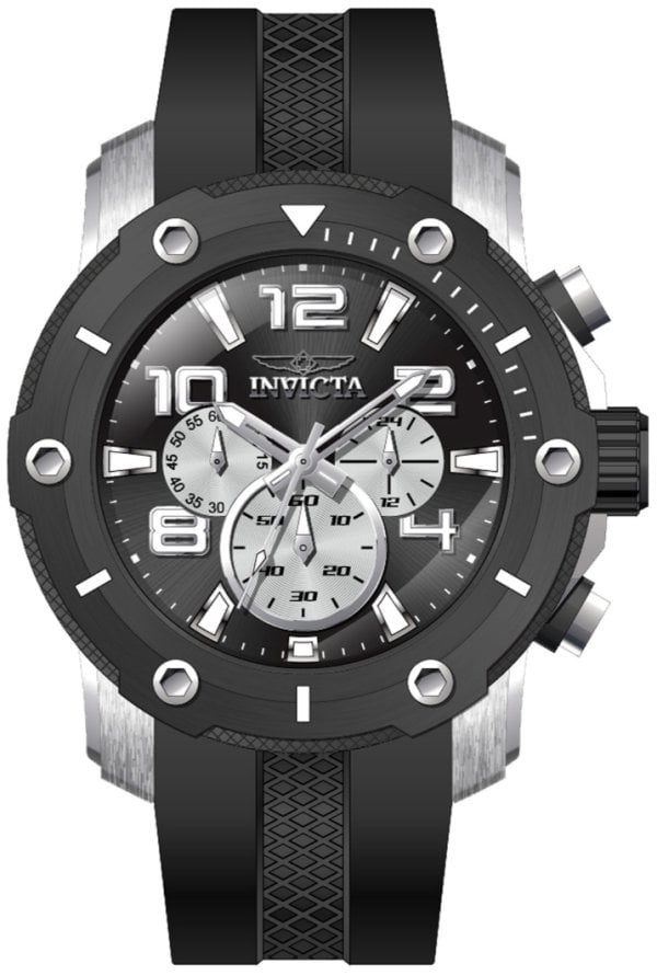 Invicta Herrklocka 45739 Pro Diver Svart/Gummi Ø51.5 mm