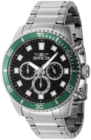 Invicta Herrklocka 46051 Pro Diver Svart/Stål Ø45 mm