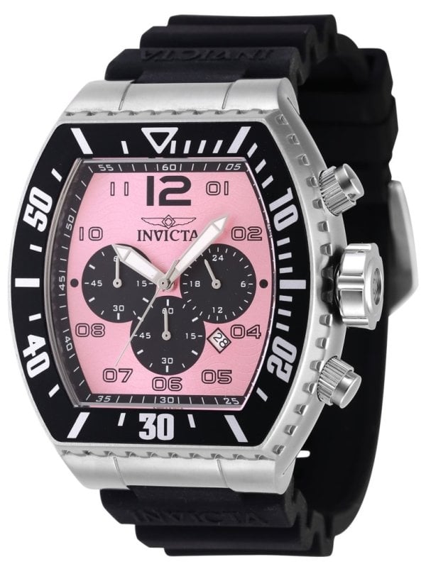 Invicta Herrklocka 47286 Pro Diver Rosa/Gummi Ø51 mm