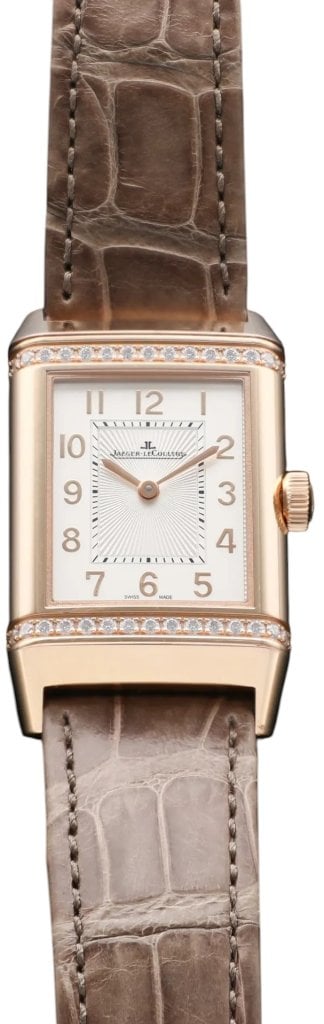 Jaeger LeCoultre Damklocka 2572570 Reverso Classic Vit/Läder