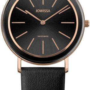 Jowissa Damklocka J5.387.L Alto Svart/Läder Ø35 mm