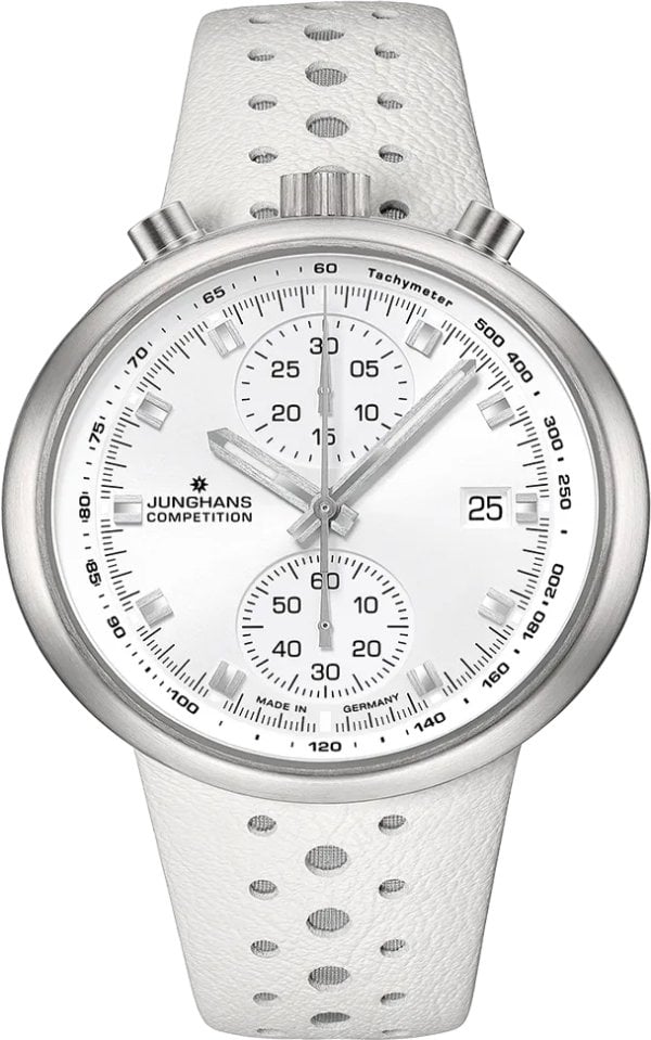 Junghans 1972 Competition Herrklocka 27/4509.00 Vit/Läder 41x45.5 mm