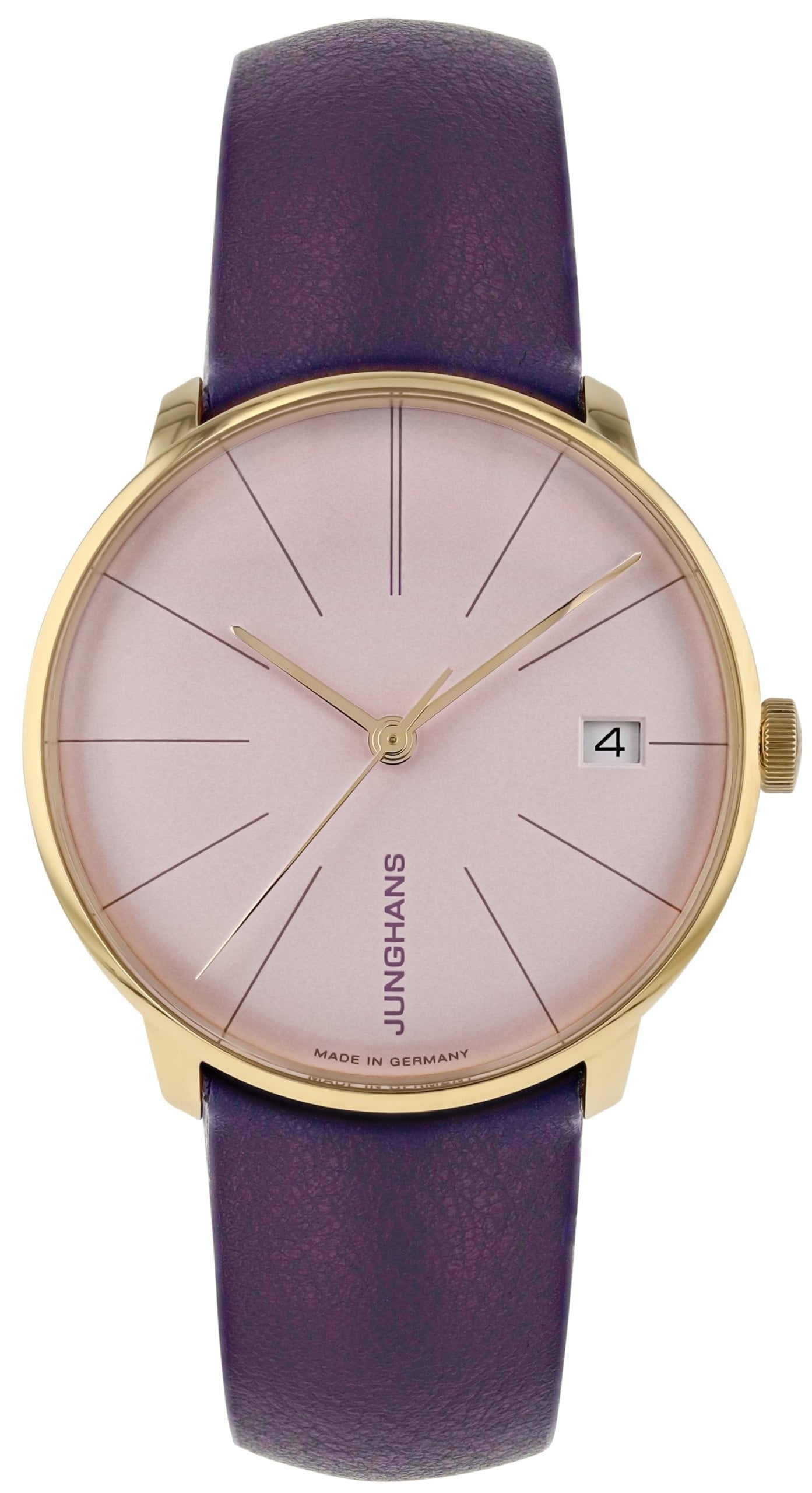 Junghans damklocka 27/7232. 00 meister rosa/läder ø35 mm junghans damklocka 27/7232.00 meister rosa/läder ø35 mm