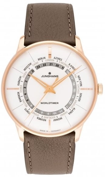 Junghans Herrklocka 27/5012.01 Meister Vit/Läder Ø40.4 mm