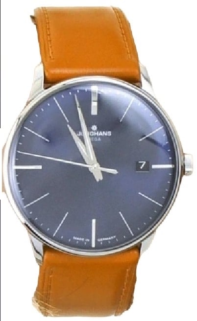 Junghans Herrklocka 58/4801.02 Meister Blå/Läder Ø38.4 mm
