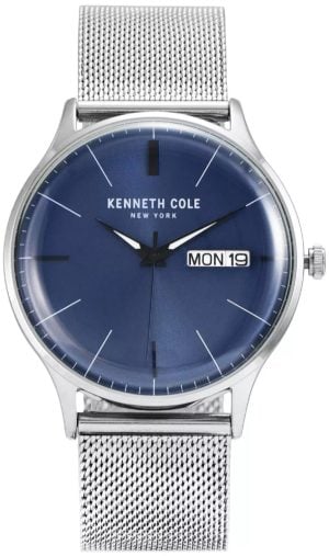Kenneth Cole Herrklocka KC50589016B Classic Blå/Stål Ø42 mm