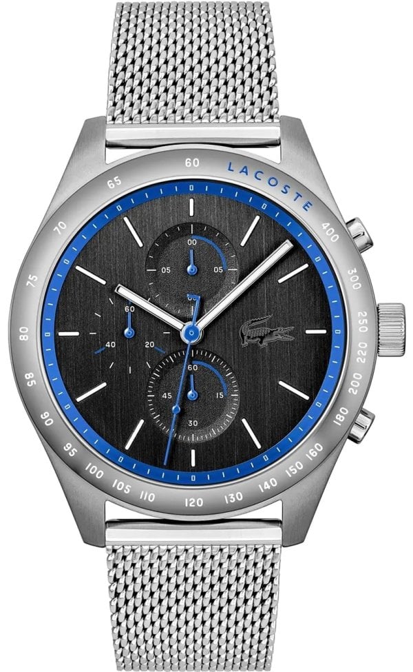 Lacoste Herrklocka 2011298 Apext Svart/Stål Ø44 mm