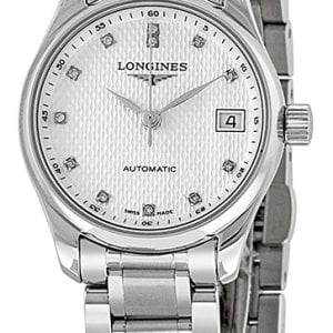 Longines Damklocka L2.128.4.77.6 Master Silverfärgad/Stål Ø25.5 mm