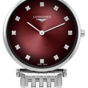 Longines Damklocka L4.512.4.91.6 La Grande Classique De Röd/Stål