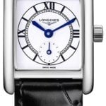 longines damklocka l5.200.4.75.2 mini dolcevita silverfärgad/läder