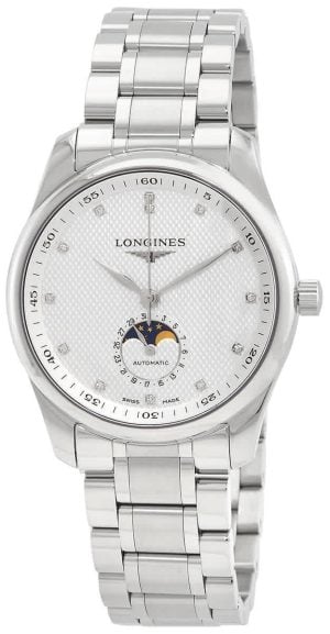 Longines Herrklocka L2.909.4.77.6 Master Silverfärgad/Stål Ø40 mm