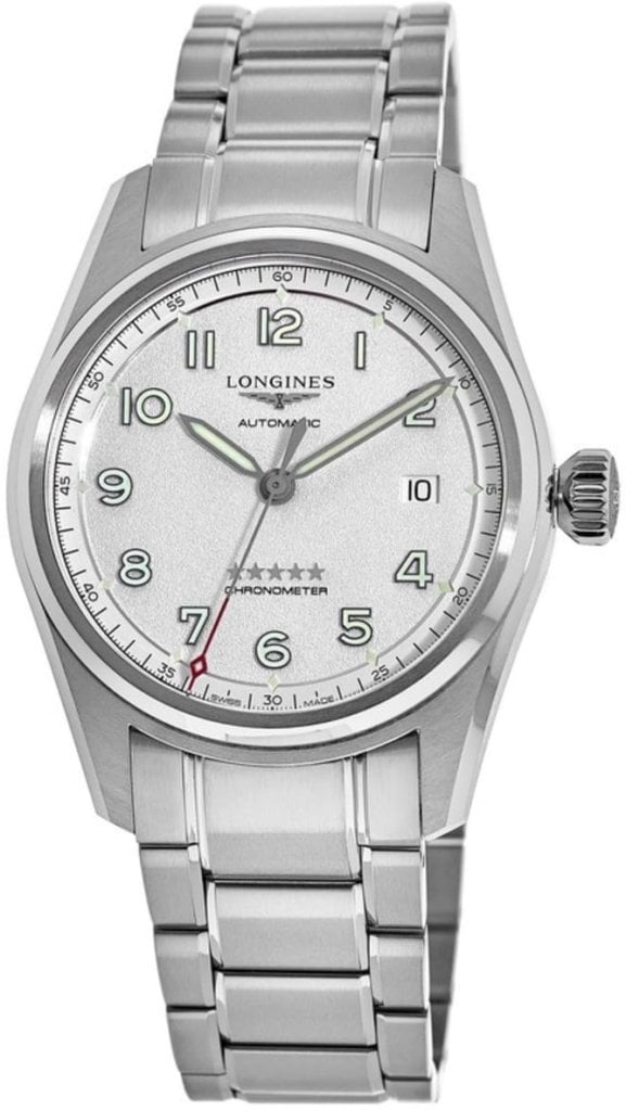 Longines Herrklocka L3.810.4.73.6 Spirit Silverfärgad/Stål Ø40 mm