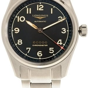 Longines Herrklocka L3.811.1.53.6 Spirit Svart/Titan Ø42 mm