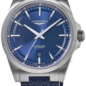 Longines Herrklocka L3.830.4.92.9 Conquest Blå/Gummi Ø41 mm